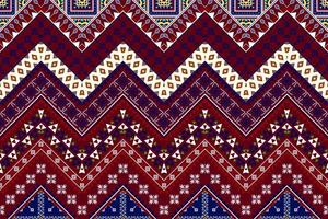 diseño geométrico abstracto de patrones étnicos ikat. alfombra de tela azteca adornos de mandala decoraciones textiles papel tapiz. fondo de vector de bordado tradicional de pavo étnico nativo boho tribal