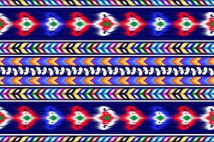 Geometric abstract ethnic pattern design. Aztec fabric carpet mandala ornaments textile decorations wallpaper. Tribal boho native ethnic turkey traditional embroidery vector background