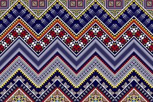 ikat étnico diseño de patrones sin fisuras abstracto geométrico azteca tela alfombra ornamento chevron textil decoración papel tapiz. vector de bordado tradicional indio africano americano tribal pavo