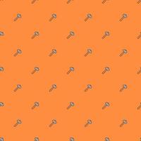 Seamless vector pattern with construction hammer. Colored construction tools background. Doodle construction pattern