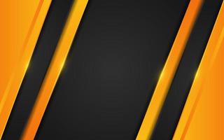 Abstract orange background. Geometric element design with lines glowing vector