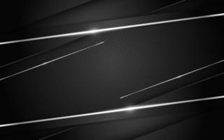 Modern dark background combination with metallic line glowing vector