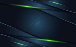 Modern dark green background combination with line green glowing vector