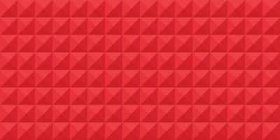 Abstract panoramic web background red squares - Vector