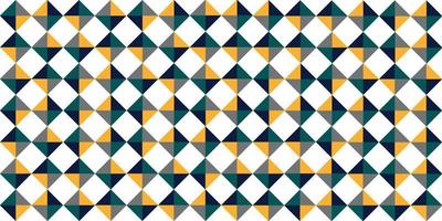 Panoramic white background pattern with colorful squares - Vector