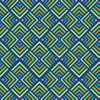 Seamless geometric diamond shape colorful pattern vector background