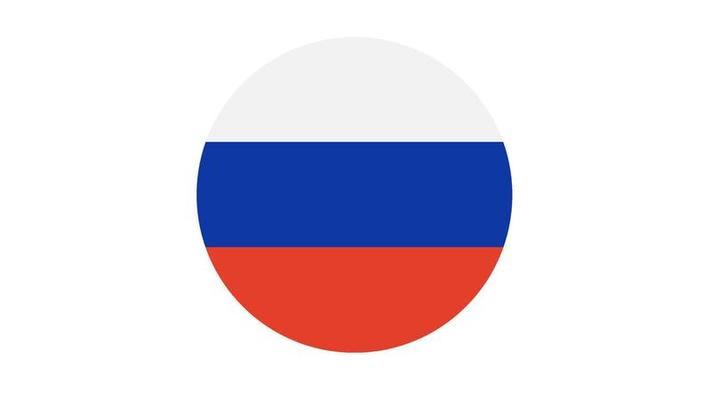 Flag of russia icon cartoon style Royalty Free Vector Image