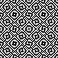 Seamless geometrical circle pattern vector background