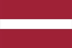 Latvia flag vector icon in official color and proportion correctly
