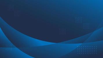 Modern abstract dark blue gradient wave background vector