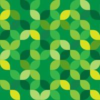 Seamless abstract green leaf texture vector background