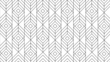 Seamless geometric pattern black and white vector background