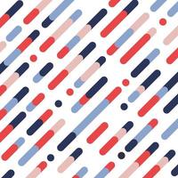Seamless abstract diagonal rounded lines vector background