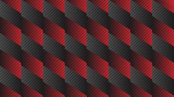 Modern abstract geometric diagonal red and black pattern vector background