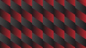 fondo de vector de patrón rojo y negro diagonal geométrico abstracto moderno