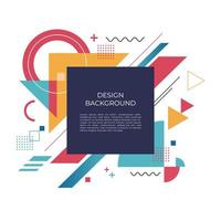 Modern abstract geometric vector background