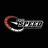 speedometer logo icon vector, vehicle speed design, design illustration vector