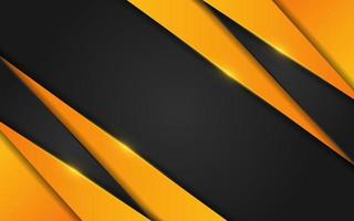 Abstract orange background. Geometric element design with lines glowing vector