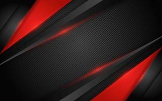 Modern dark background combination with red line glowing vector