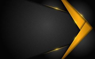 Luxury dark background combination with gold line glowing vector