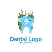 vector del logotipo de salud dental, mantenimiento y cuidado de los dientes, diseño para impresión de pantalla, empresa, pegatinas, fondo