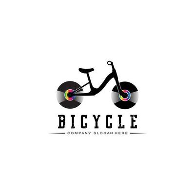 Bike Logo Icon Vector, vehicle for sports, racing, casual, downhill, retro template