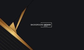 Modern abstract background black and golden luxury concept