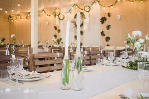 Wedding Setup, floral decorations, Hand Made simple decor photo