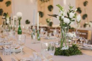 Wedding Setup, floral decorations, Hand Made simple decor photo