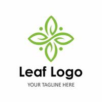 spa leaf vector logo