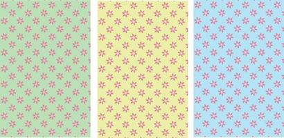 Floral pattern background. Elegant template for fashion print. vector