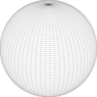 esfera de estructura metálica. globo de estructura metálica.