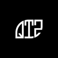 QTZ creative initials letter logo concept. QTZ letter design. vector