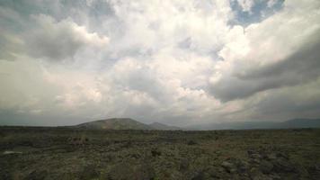 8K Basalt Plain Covered With Solidified Lava Rocks video