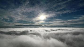 8K Sunrise Over The Clouds Time-Lapse video