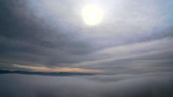 8K Two Different Layers Of Cloud Time-Lapse video