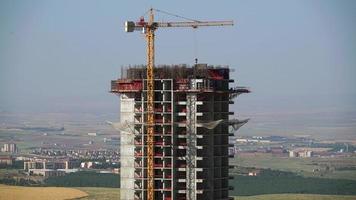 8K Construction Of Skyscraper Time-Lapse video