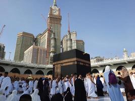 Mecca, Saudi Arabia, May 2022-People at Masjid Al Haram photo