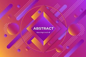 abstract background shapes dynamic with gradient color vector