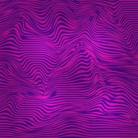Abstract neon background. Retro 1980 style bright wavy background. Synthwave sci-fi backdrop. Easy to edit template for your design. Vector illustration.