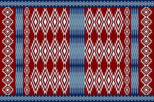 geometric ethnic pattern design vector