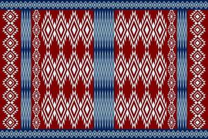 geometric ethnic pattern design vector