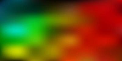 Dark multicolor vector gradient blur background.