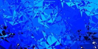 Dark BLUE vector pattern with polygonal shapes.
