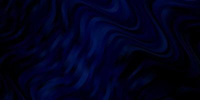Dark BLUE vector template with curved lines.