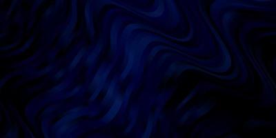 Dark BLUE vector template with curved lines.