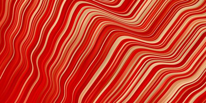 Light Red vector pattern with curves.