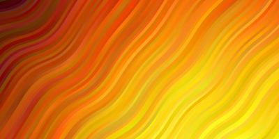 Light Orange vector backdrop with curves.