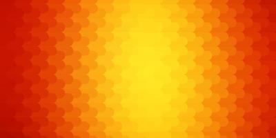 Light Orange vector template with lines.