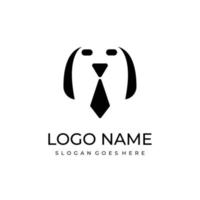 Dog Groom Logo Element vector